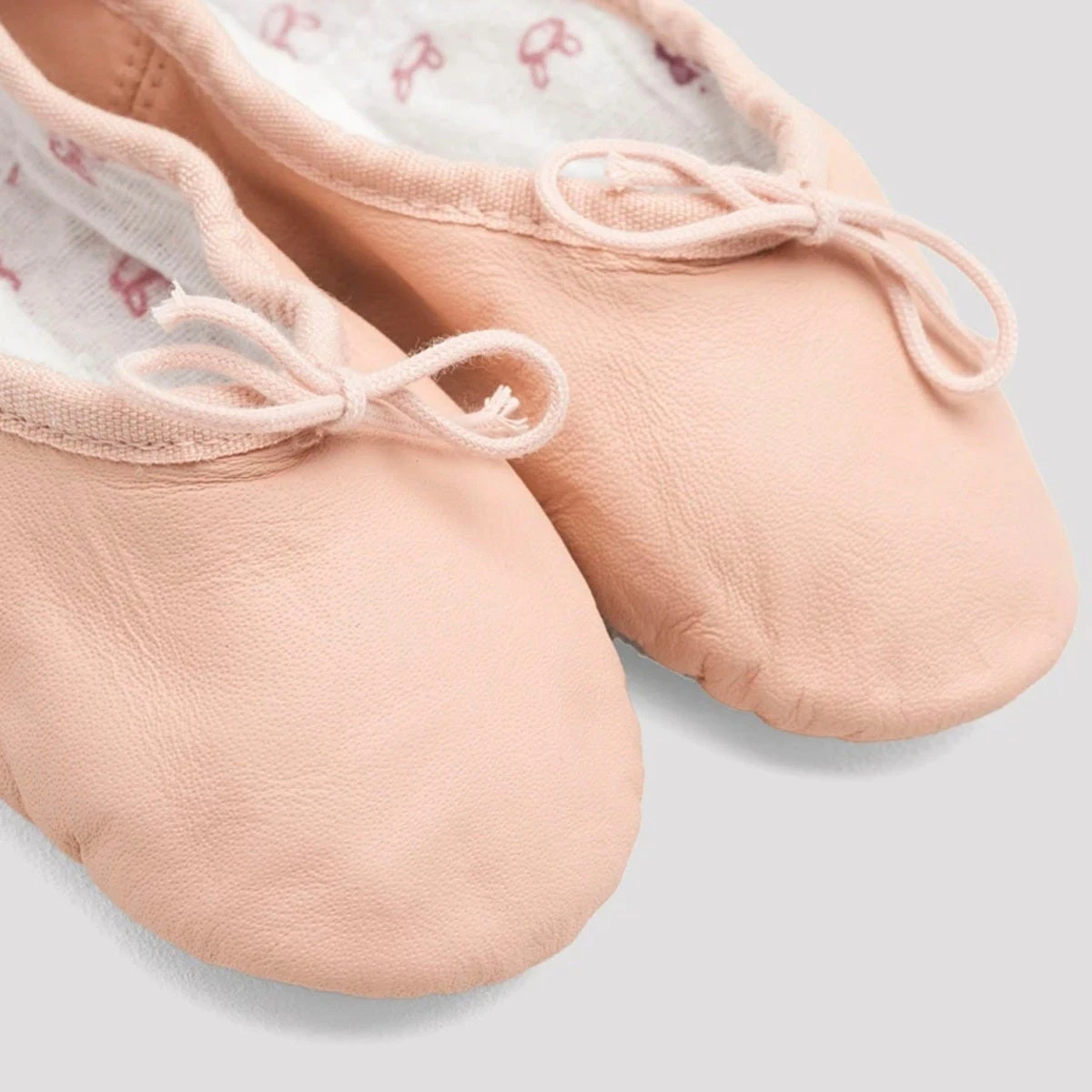 Bloch « Bunnyhop » Demi-pointes En Cuir Rose – Image 4