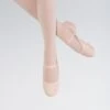 Bloch « Giselle » Demi-Pointes En Cuir Rose