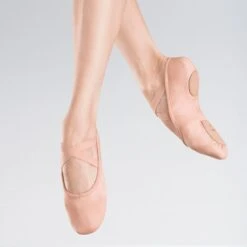 Bloch « Zenith » Demi-pointes En Toile Élastique Rose