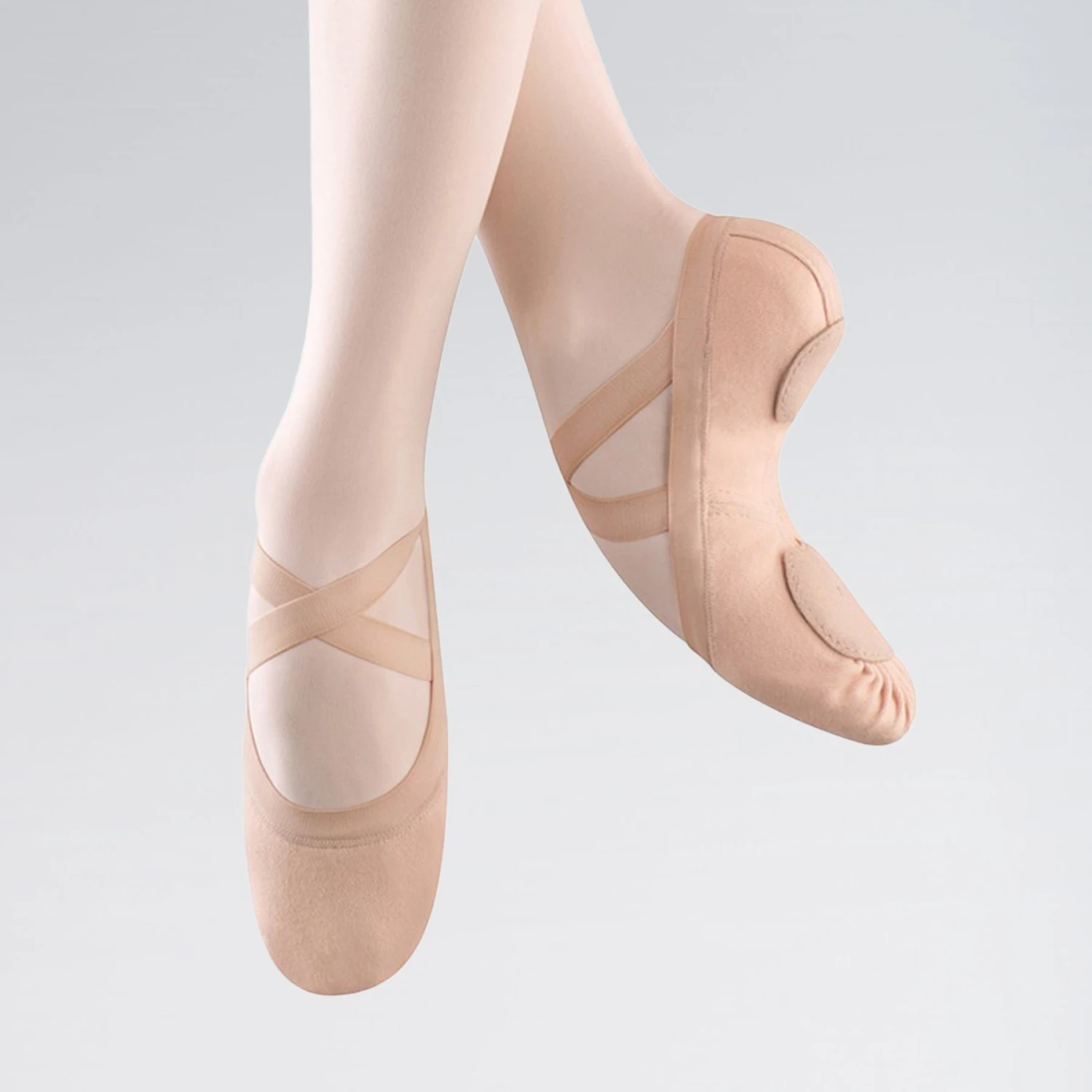 Bloch Demi-Pointes Stretch « Synchrony » Roses En Toile