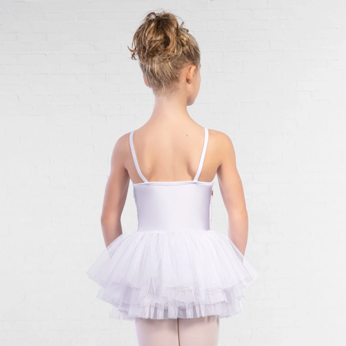 1st Position Floral Sequin Motif Ballet Dress – Image 2