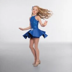 1st Position Combi-Short Col Montant Pailletés Et Jupe