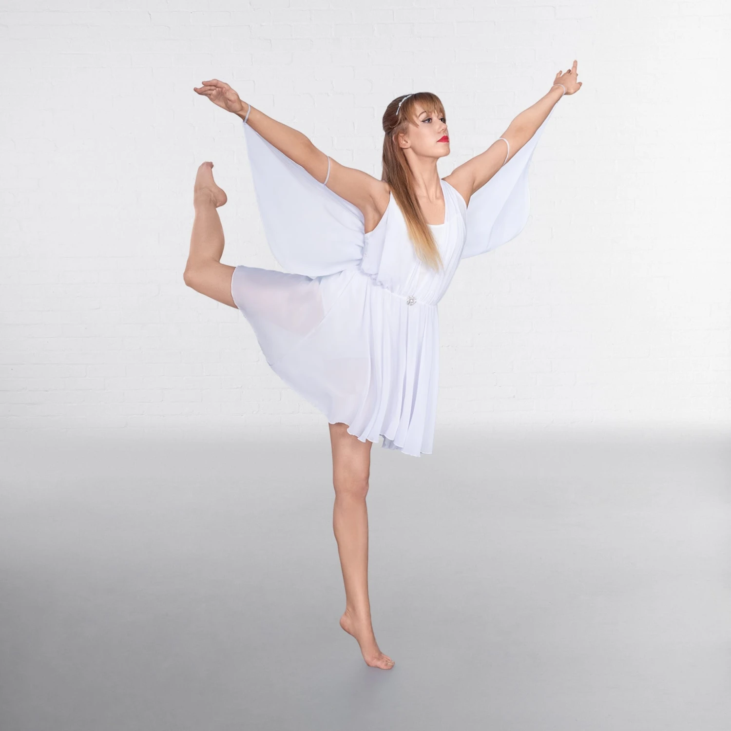 1st Position Robe Lyrique Dos Nu Drappée