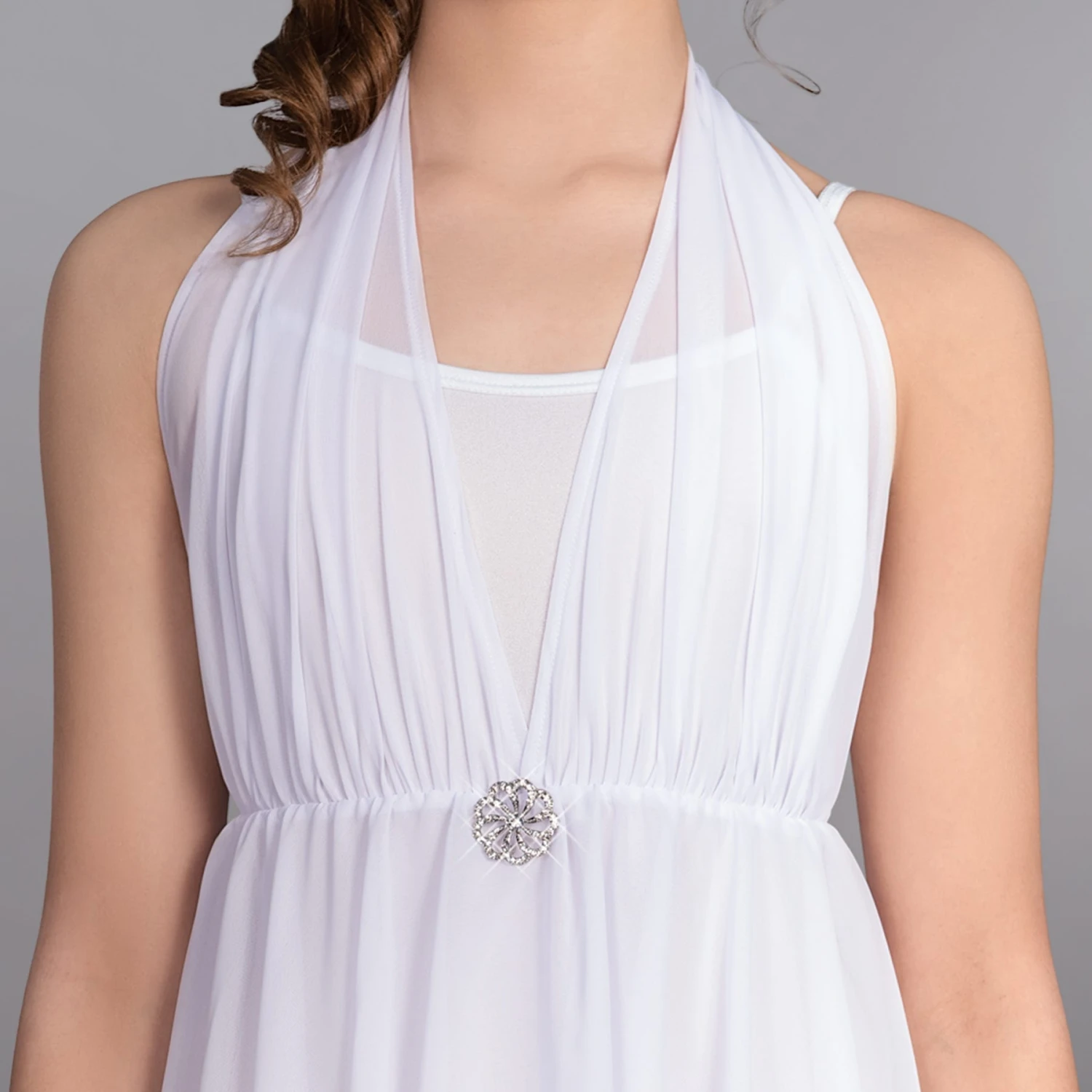 1st Position Robe Lyrique Dos Nu Drappée – Image 3