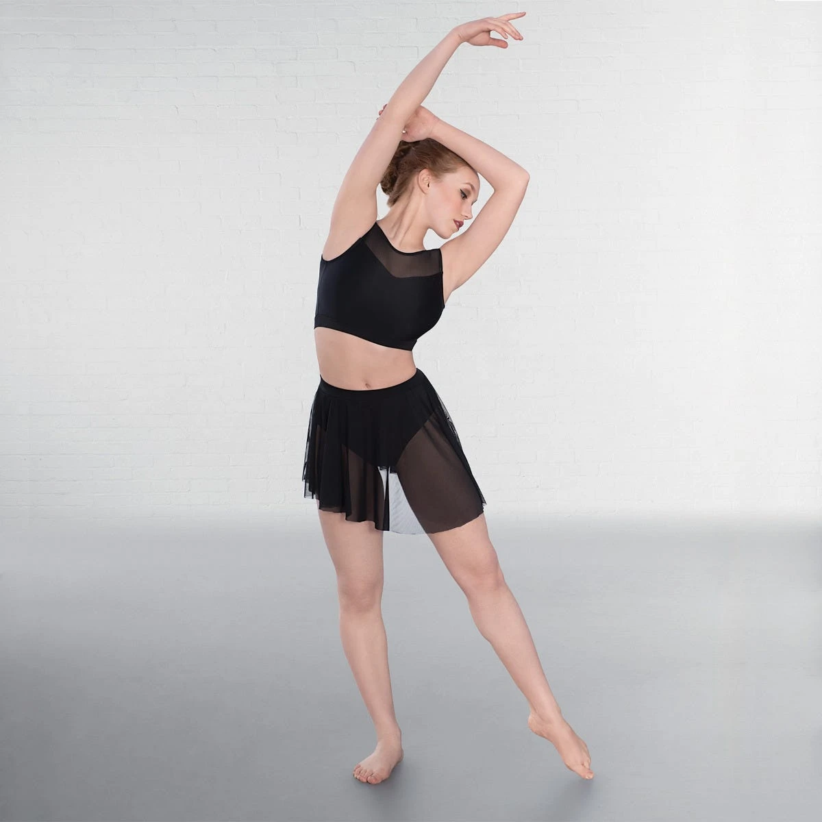 1st Position Jupe En Voile Diagonale 2 Pièces