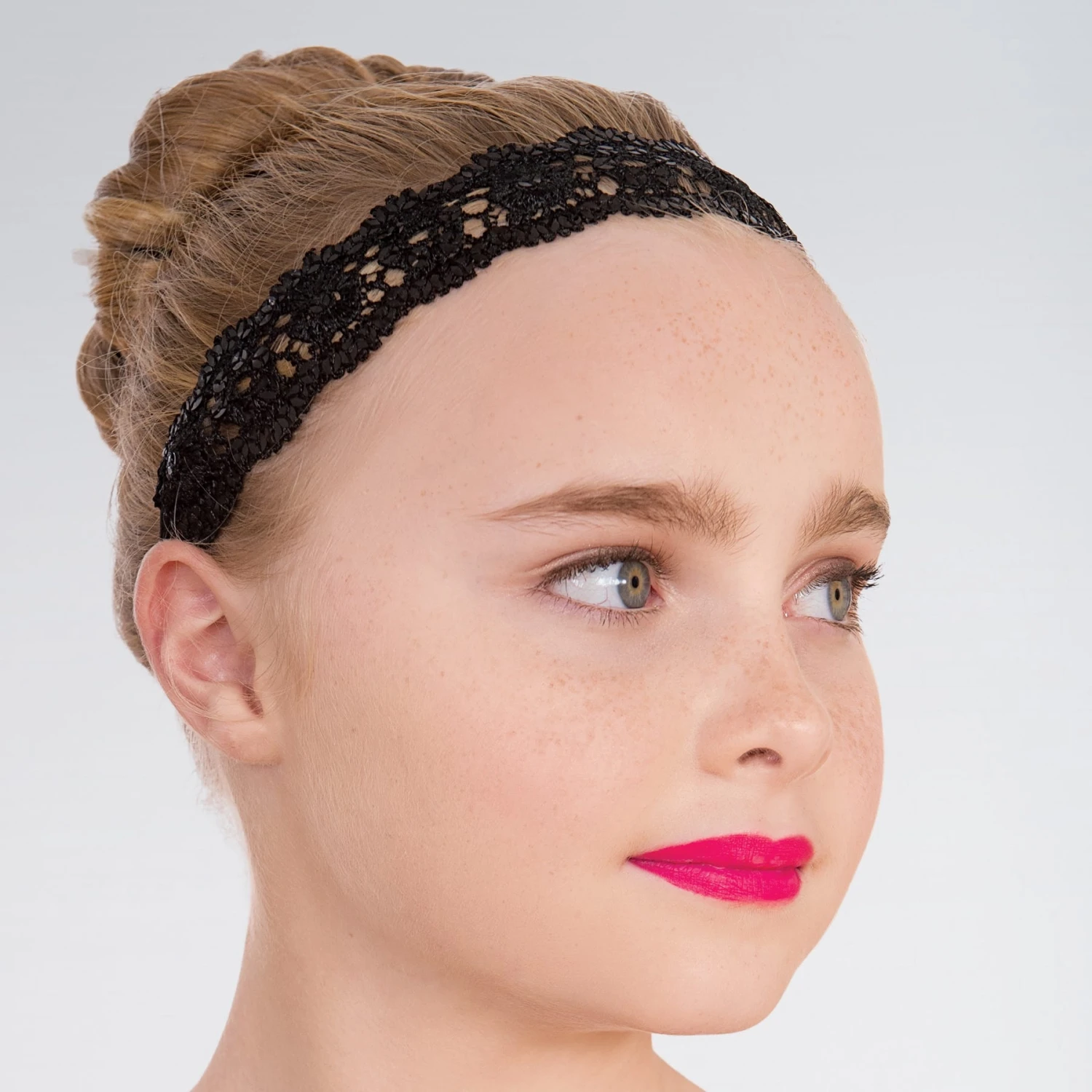 1st Position Robe Lyrique Prune Avec Empiècements En Dentelle – Image 4