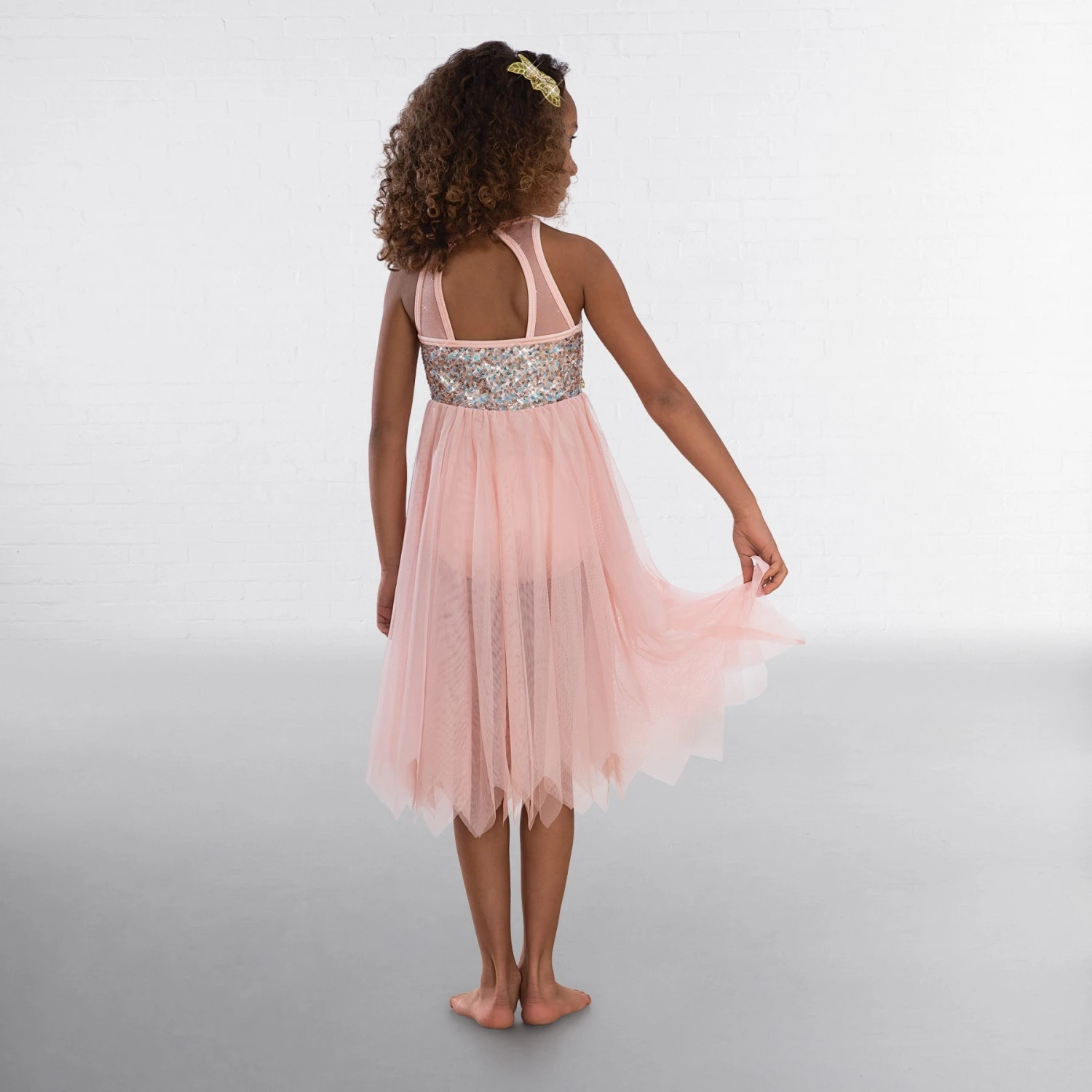 1st Position Robe Lyrique Col Haut Corsage Pailleté – Image 2