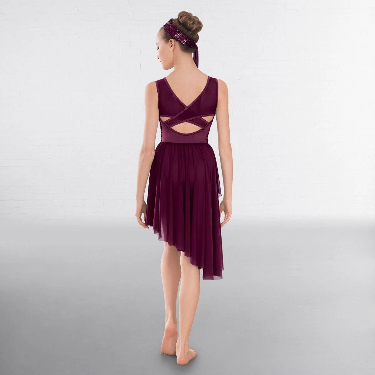 1st Position Robe Lyrique à Paillettes Avec Jupe Enveloppante – Image 3