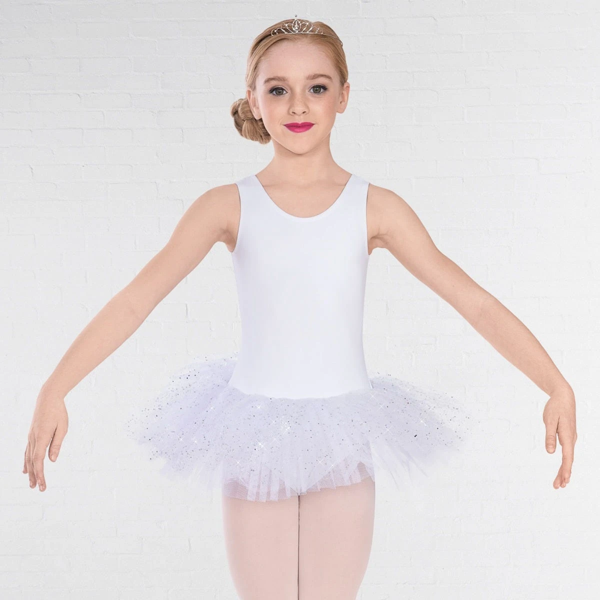 1st Position Tutu Tulle Nœud Pailleté – Image 2