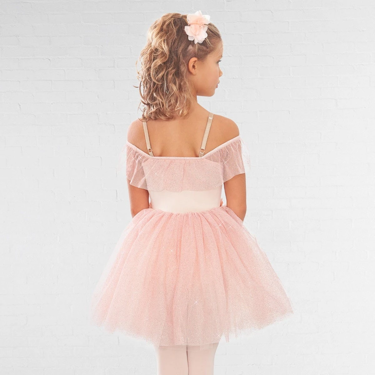 1st Position Romantic Tutu With Flowers And Glitter Net Skirt – Image 2