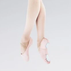 Capezio « Cobra » Demi-pointes Bi-semelle En Toile Rose