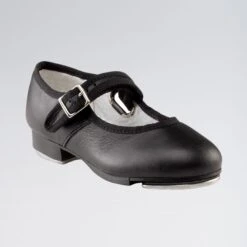 Capezio Mary Jane Chaussures De Claquette En Cuir