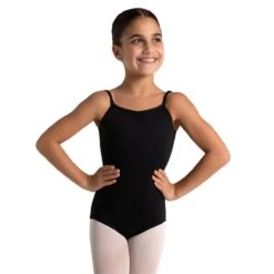Capezio Justaucorps Froncé à L`Avant Avec Encolure En V Enfant