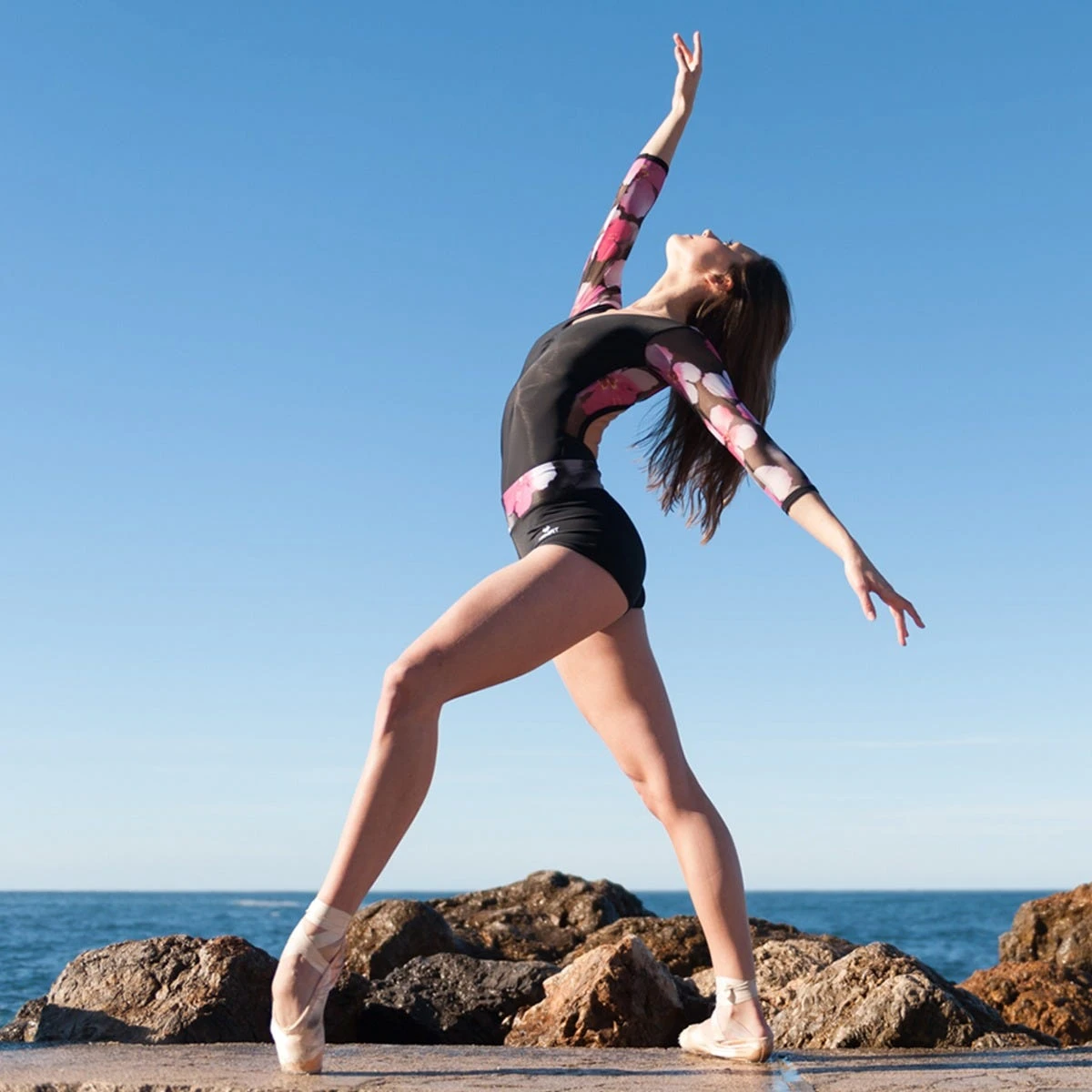 Dansez 1901 Justaucorps Manches Longues En Voile