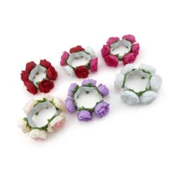 Elastiques Pour Chignon En Forme De Rose (paire)