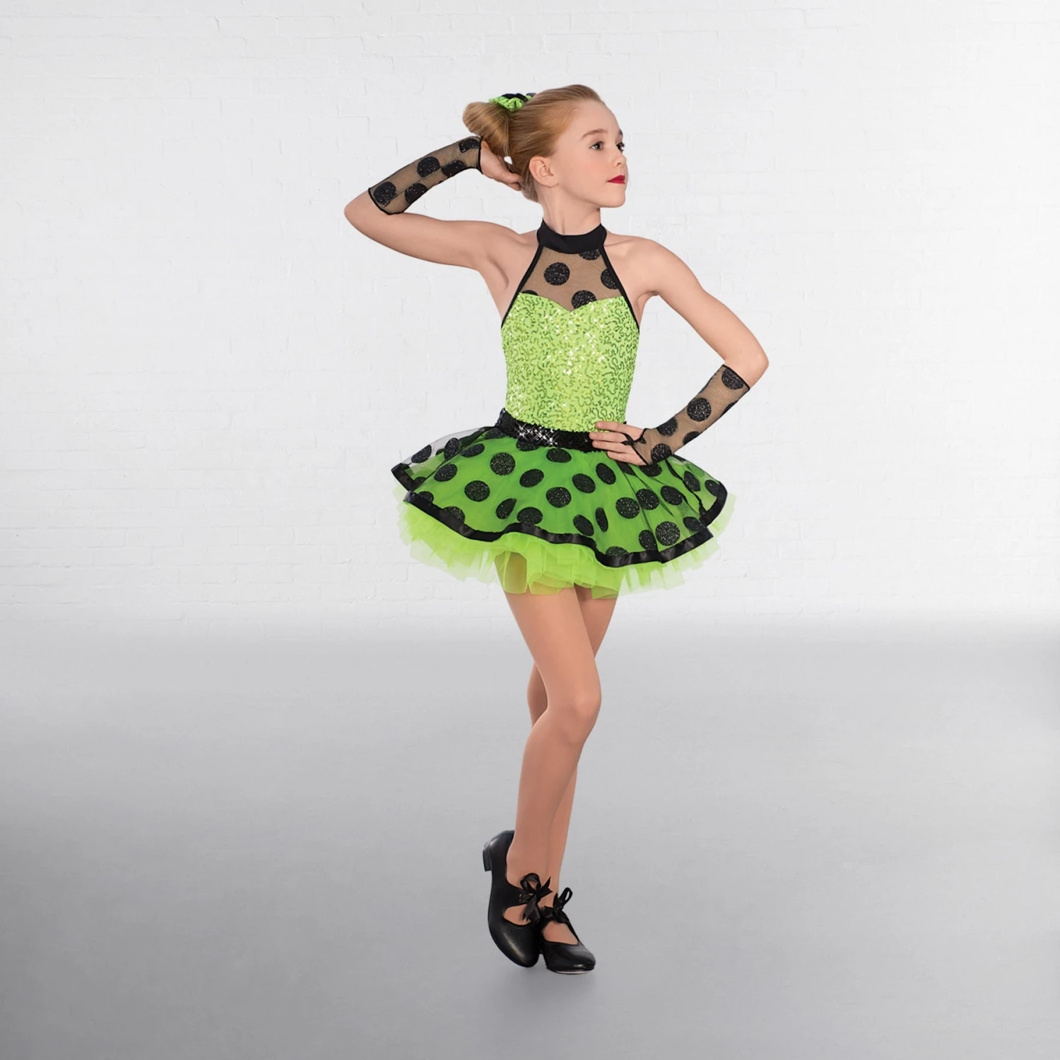 1st Position Tutu Pailleté Pink Glitter Spot Overlay Glitz Tutu