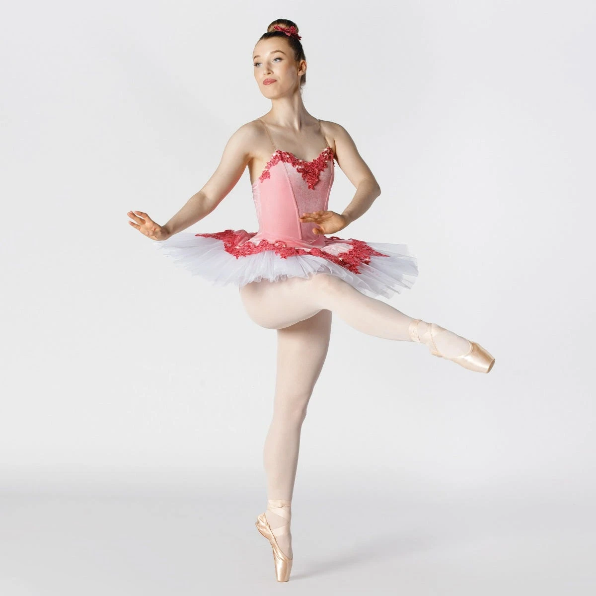 1st Position Tutu De Luxe En Velours Avec Bordure En Dentelle – Image 5