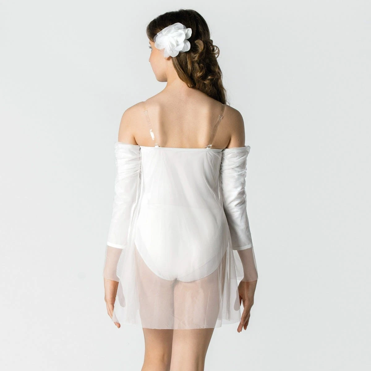 1st Position Robe à Corsage Froncé Et à Manches Appliquées – Image 2