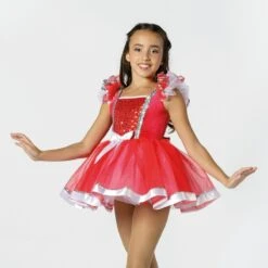 1st Position Tutu à Manches Volantes Et à Rubans