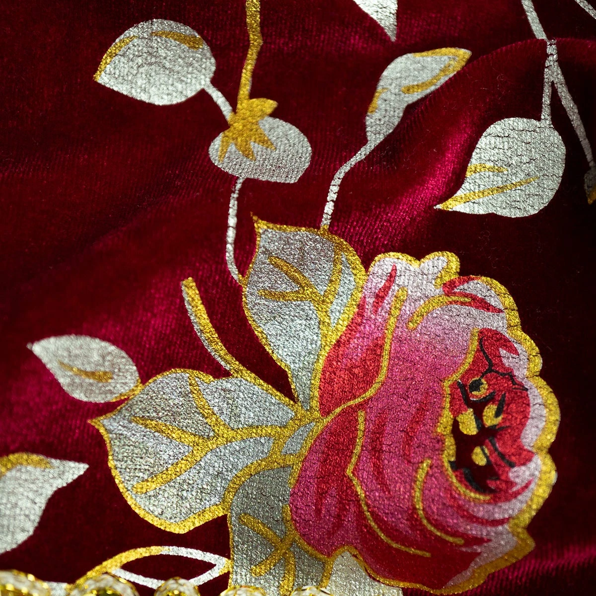 1st Position Robe De Ballet à Corset En Velours Floral Et Corsage Froncé – Image 6