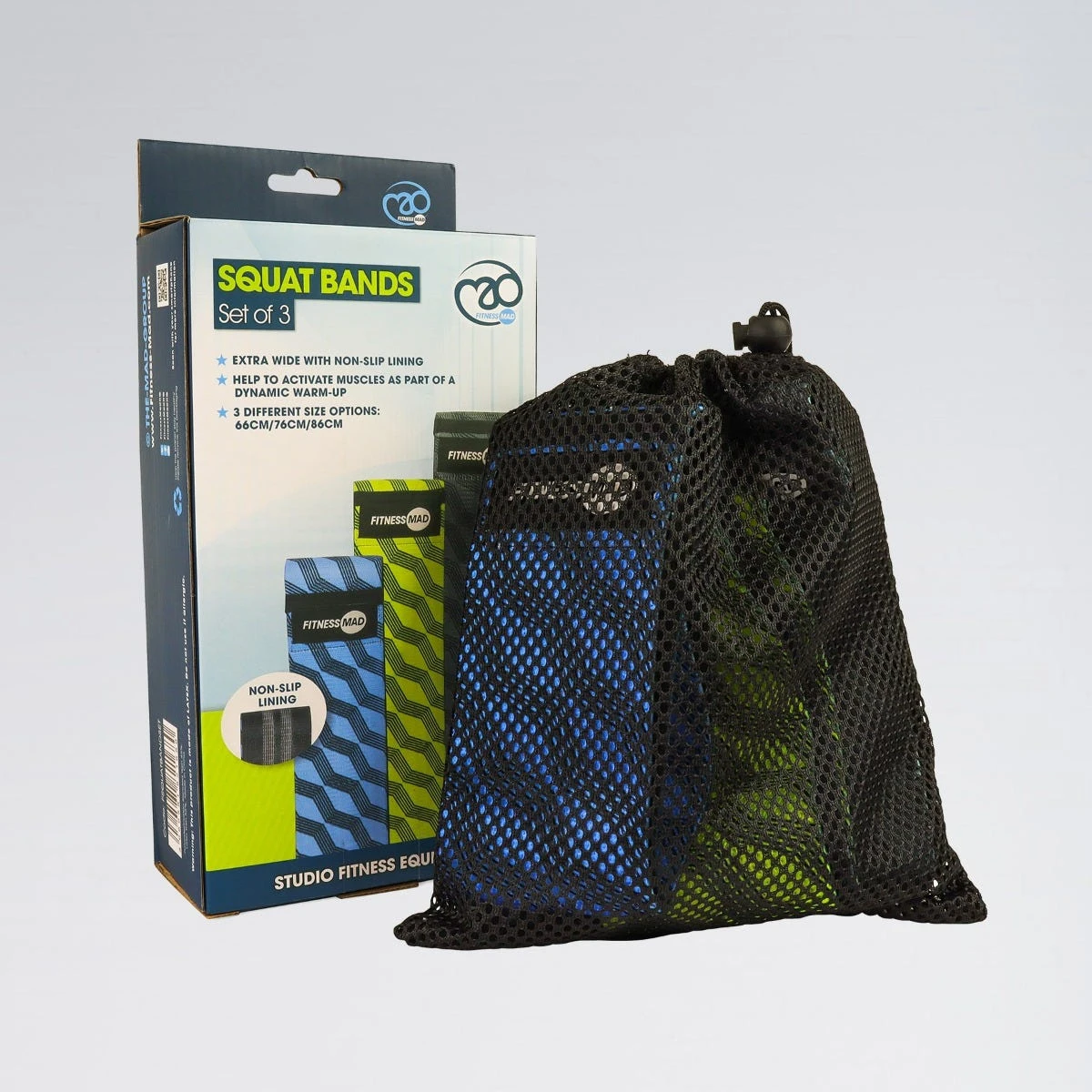 Fitness-Mad Fitness Mad Bande De Resistance Pour Squats - Lot De 3 – Image 2