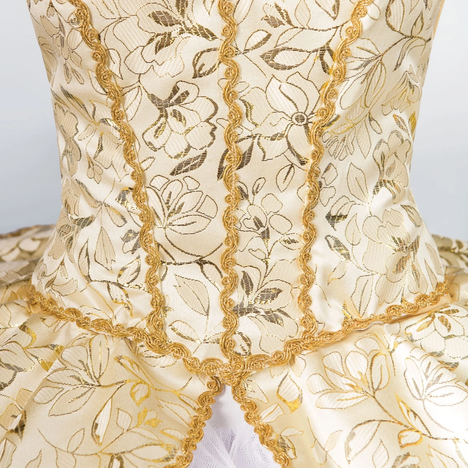 1st Position Prestige Corsage Tissé Orné De Fleurs Avec Jupe Par-dessus Séparée – Image 4