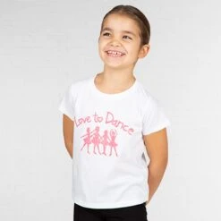 Little Ballerina T-Shirt Love To Dance Paillettes