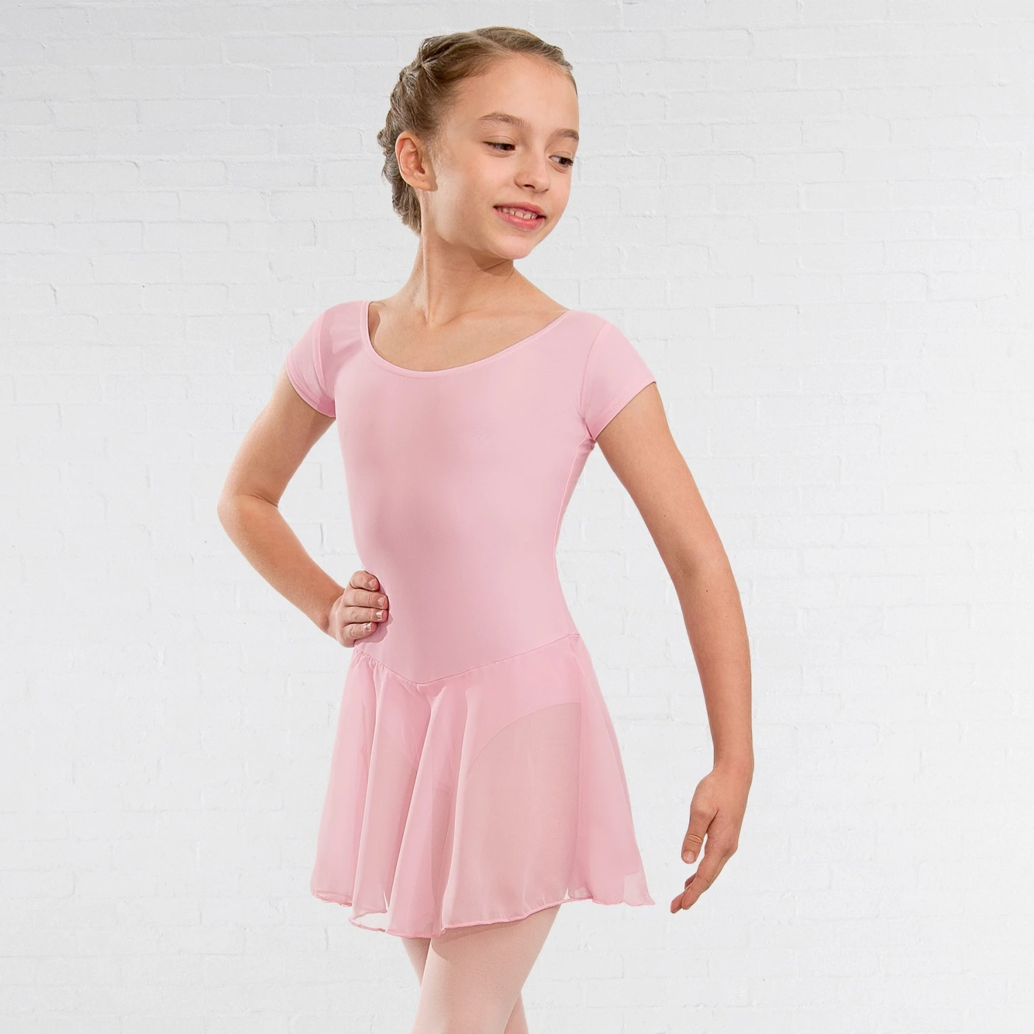 NATD Class / Preliminary/Grade 1 Voile Skirted Cap Sleeved Leotard