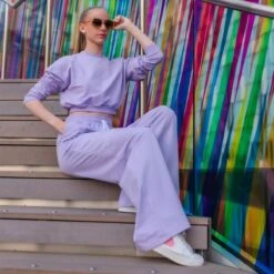 ONYRO Pantalon De Jogging Large Bio Été