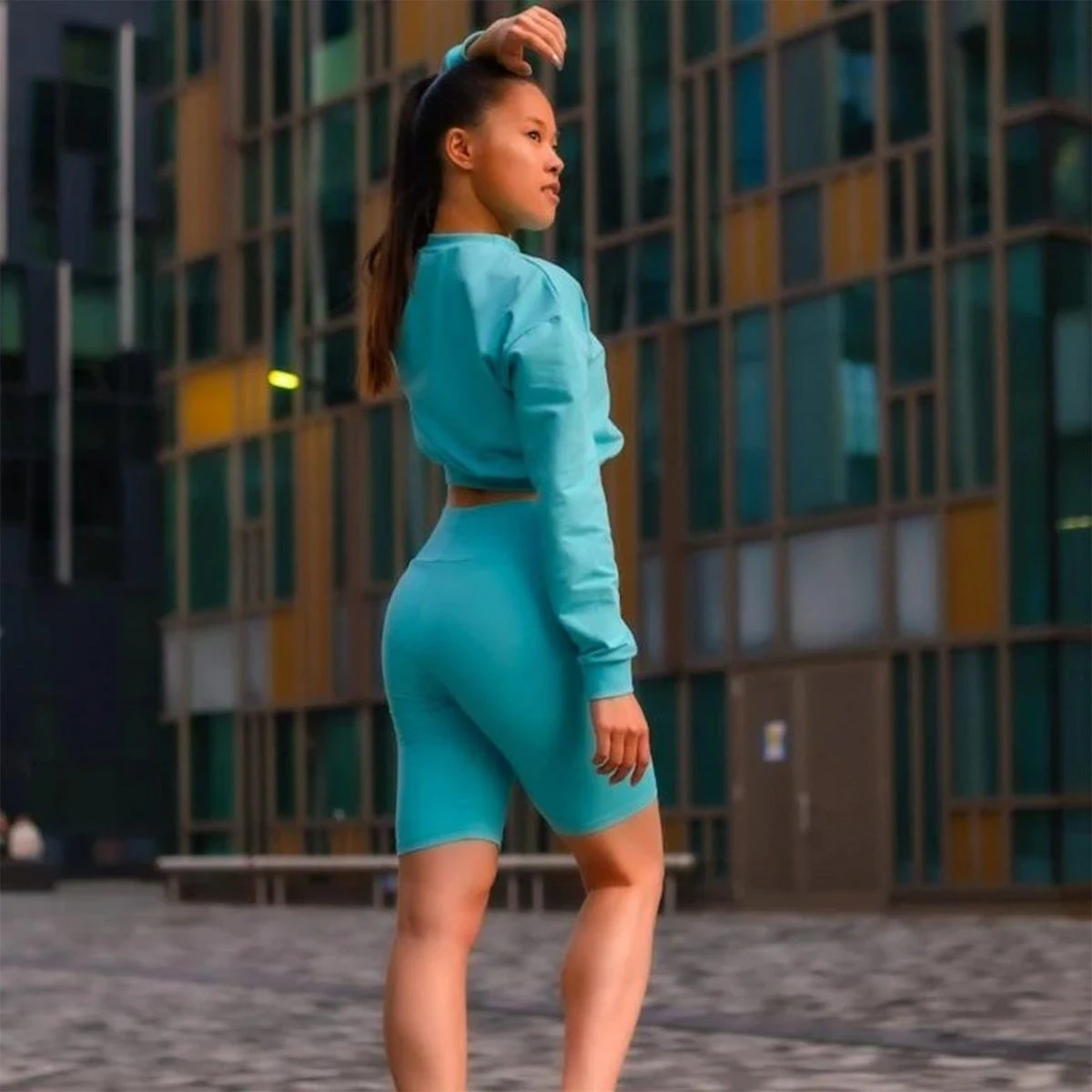 ONYRO Shorts Cyclistes Coton Bio Pastel – Image 2