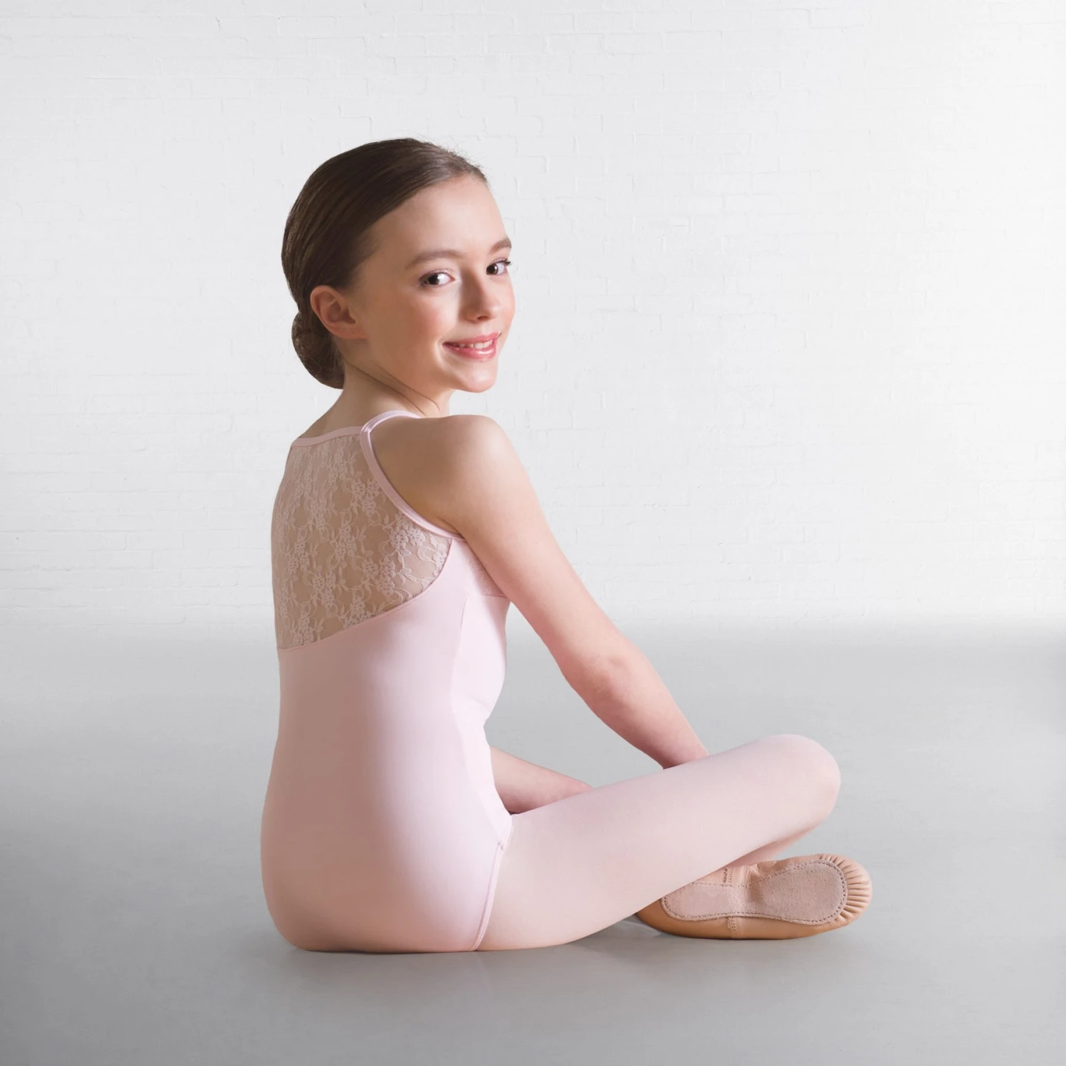 Intermezzo Justaucorps à Fines Bretelles Et Dos En Dentelle Enfant