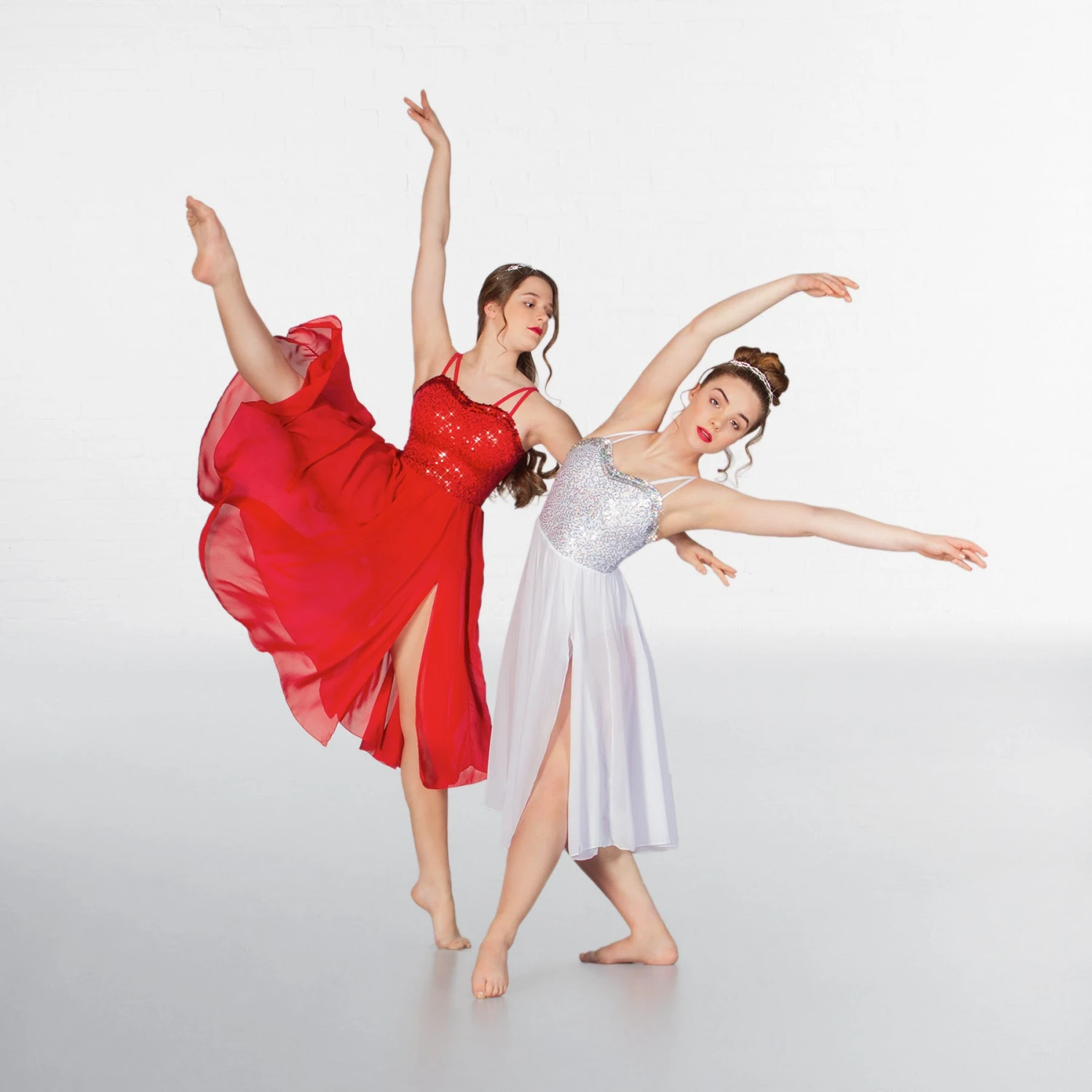 1st Position Robe Lyrique Longue à Paillettes – Image 4