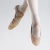 So Danca SuperPro Chaussons De Ballet Bi-Semelle En Cuir Avec Insert Stretch