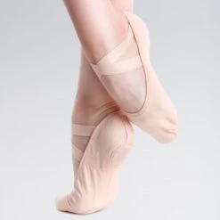 So Danca Vegan Demi-Pointes Rose Clair Bi-Semelle