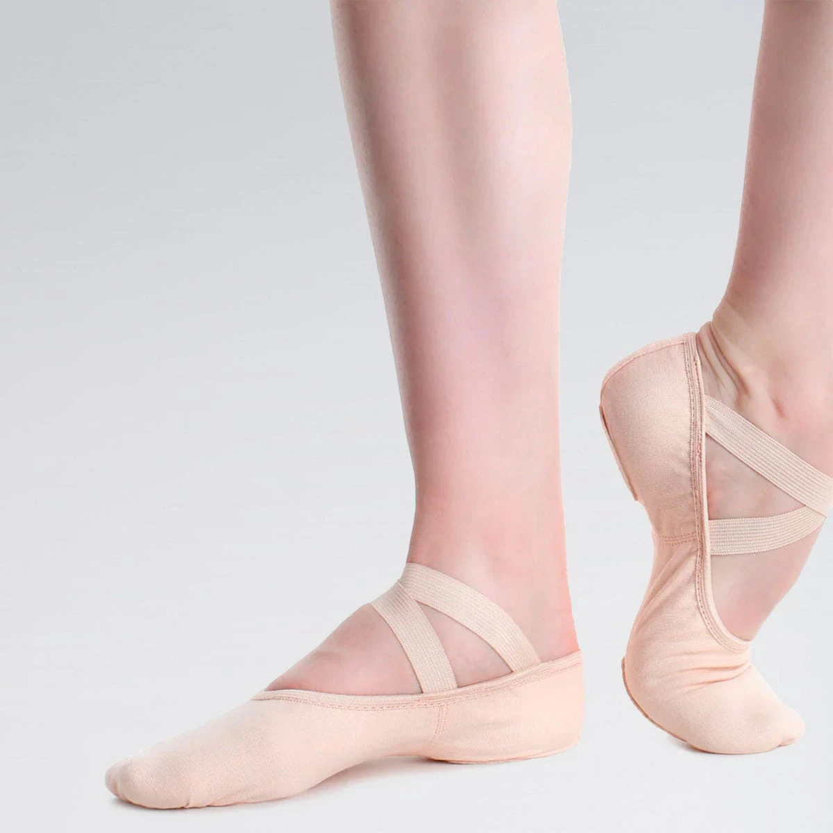 So Danca Vegan Demi-Pointes Rose Clair Bi-Semelle â Image 2
