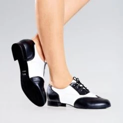 So Danca Oxford à Lacets Dessus PU Confortable Avec Semelle En Daim