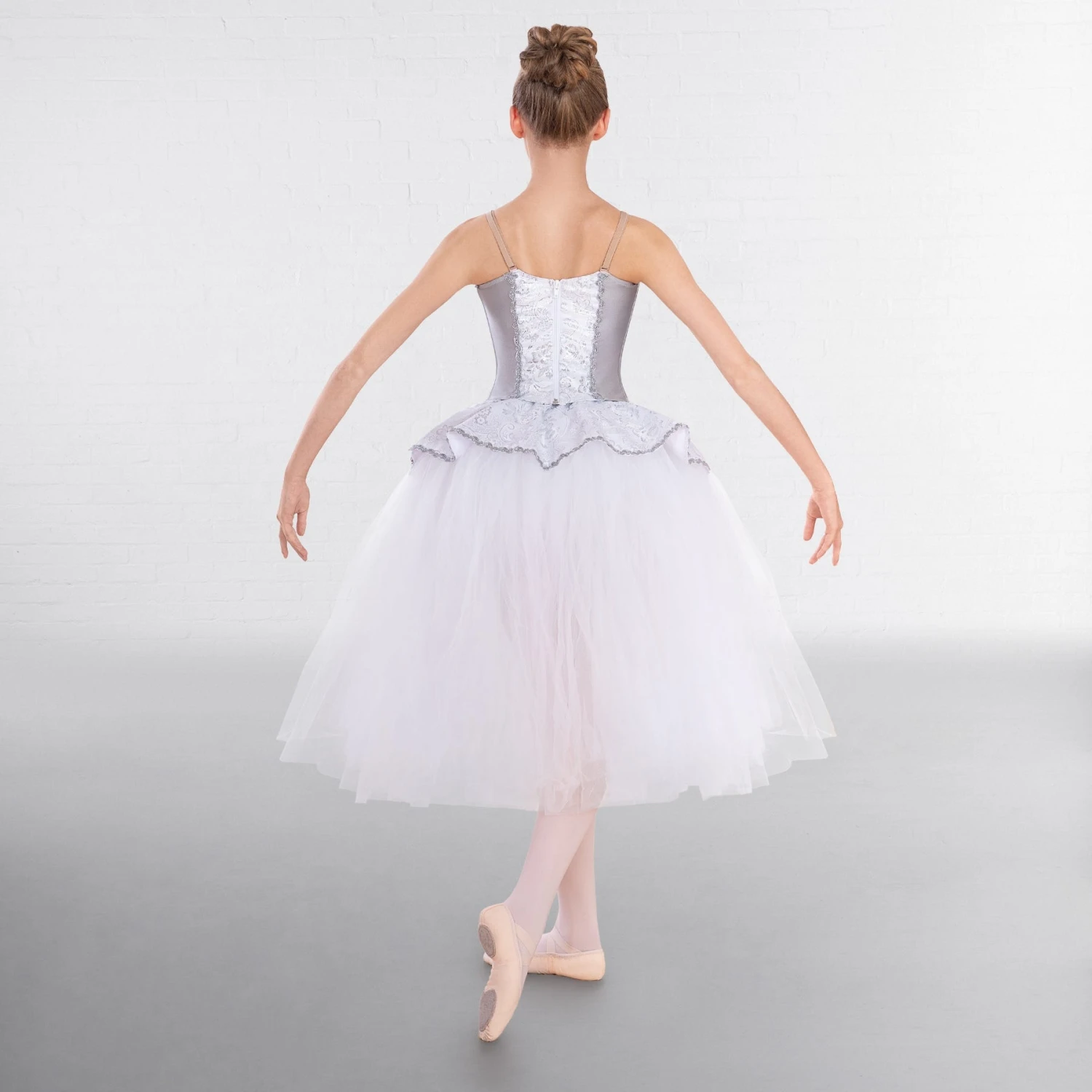 1st Position Prestige Corsage Tissé Orné De Fleurs Avec Jupe Par-dessus Séparée – Image 7